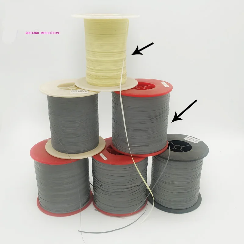 1pc Reflective Thread High Light Double Side Reflective Silk For Weaving Webbing Hat Bag Clothing DIY Sewing Supplies Material