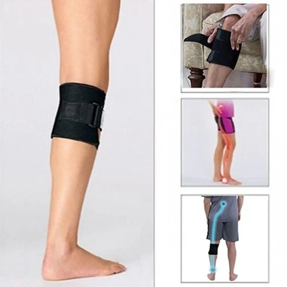 1pc Back Pain Knee Brace Knee Acupressure Sciatic Nerve Pad Magnetic Therapy Stone Relieve Tension Sciatic Nerve Knee Pad