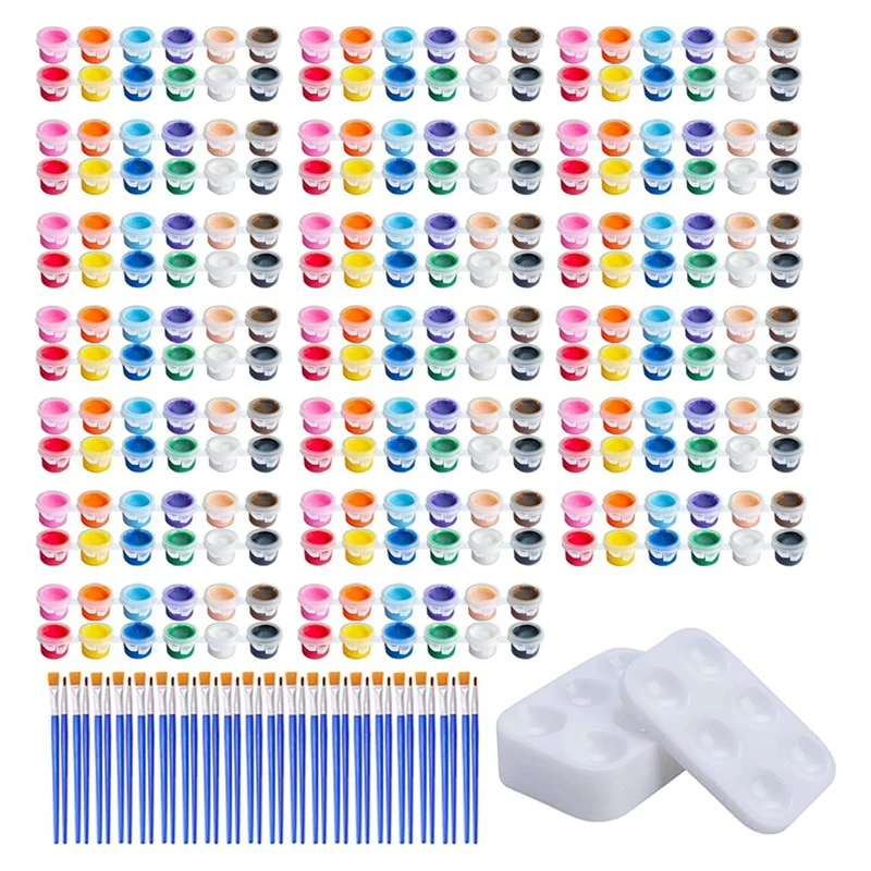 mini conjunto de tinta acrilica para criancas e adultos tiras otimo para festa de aniversario casa e sala de aula 01