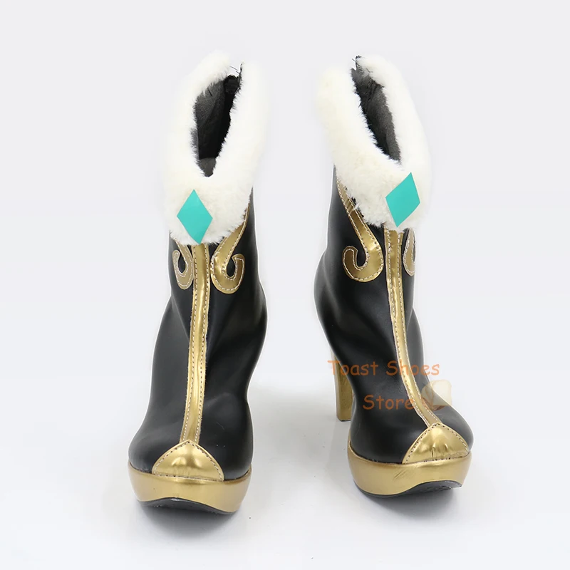 Game Cosplay Comic Anime Game for Con Halloween Party Cosplay Costume Prop Anime Seraphine Shoes