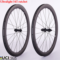CSC Road Disc brakes Carbon Wheelset 700C 35-58mm deep Ratchet 54T bicycle wheels For Racing gravel Bike Ultralight 1280g