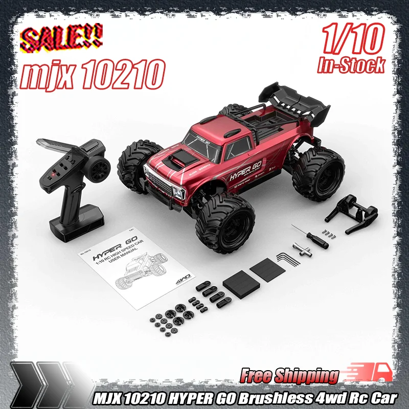 

New In Stock Hyper Go Mjx 10210 1:10 Scale Brushless 4wd Rc Car Electric High Speed Off Road Monster Truck Hobby Model For Adult