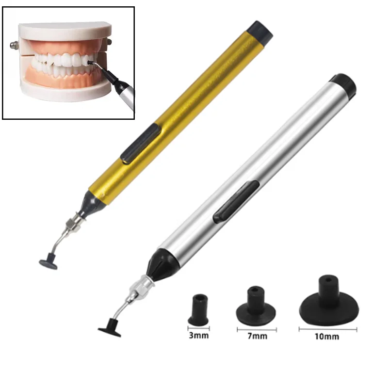 Dental Vacuum Suction Pen Sucker Antistatic Used for Tooth Gems Teeth Jewelry Porcelain Veneer Mini IC Suction Tools