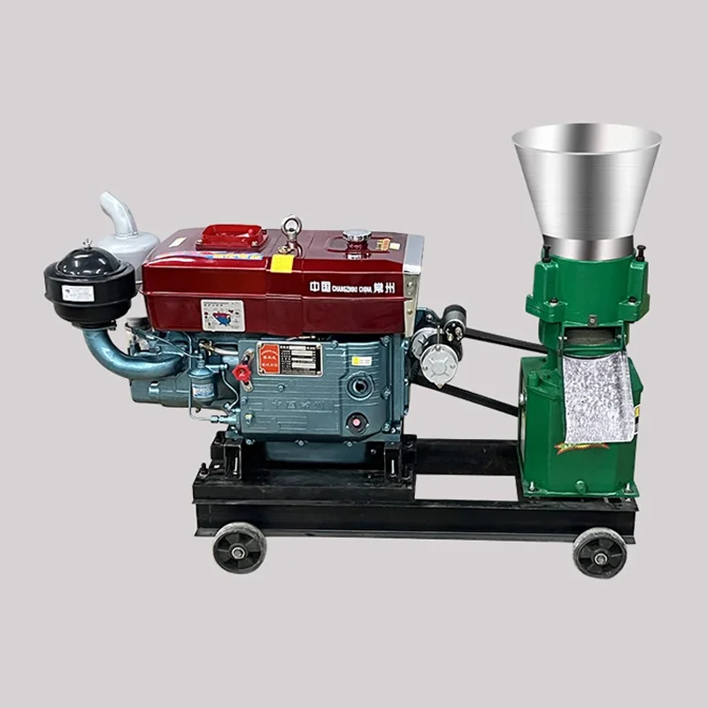 Dieselvoer Pellet Machine Feed Pellet Making Machine Feed Pellet Vormmachine Kip, Eend en Gansvoer 150-300 kg/u