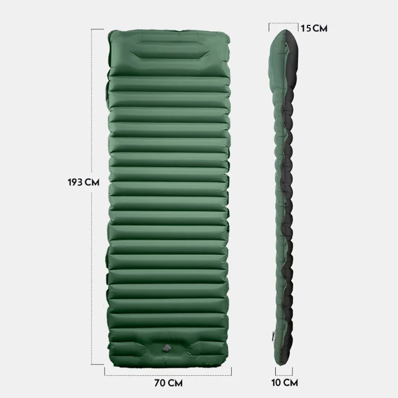 

Automatic Inflatable Camping Sleeping Mat 40D Nylon TPU 10cm Thick Outdoor Foot Tent Picnic Mat
