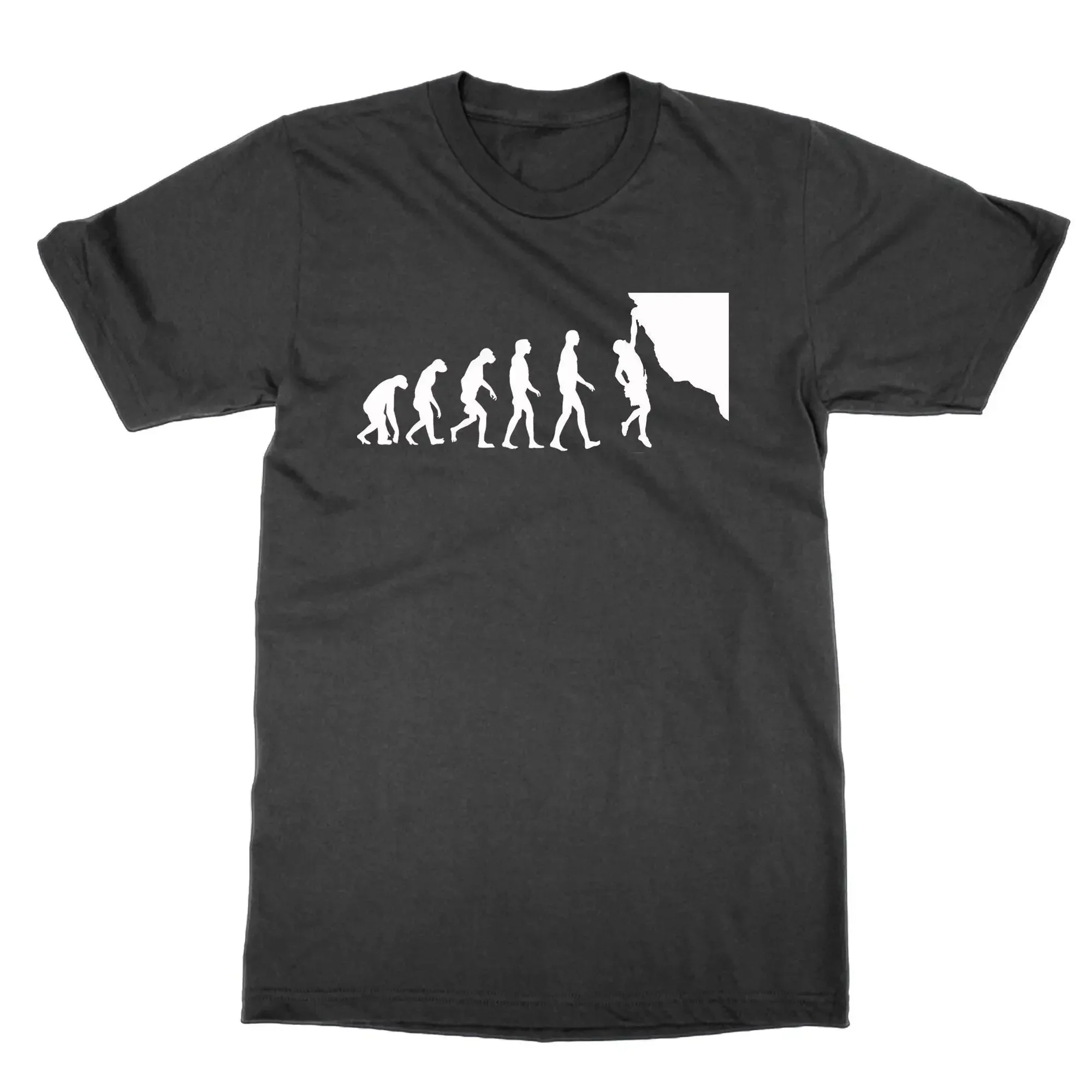 Evolution of a Rock Climber T Shirt climbing sports