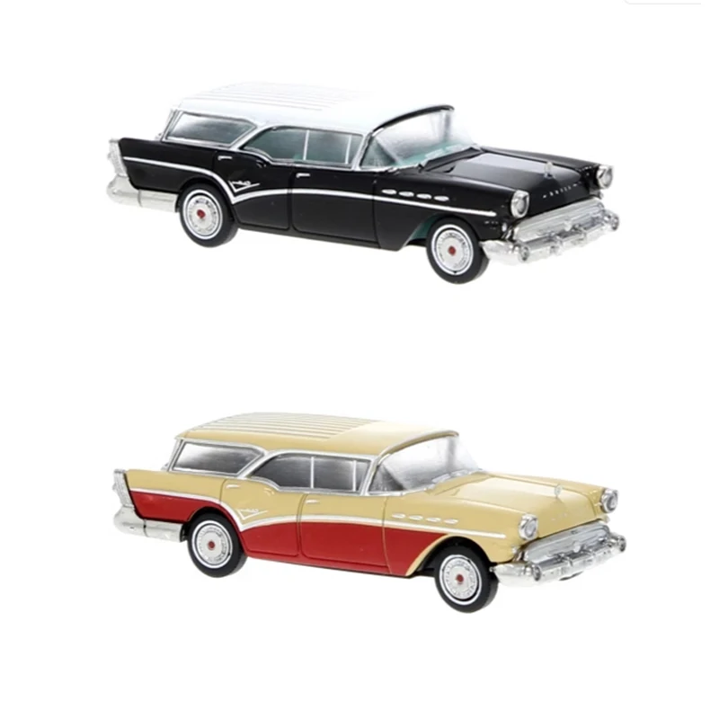 

1/87 Scale Century Caballero 1957 Simulation Plastic Car Model Static Display Collectible Toy Gift Souvenir Decoration