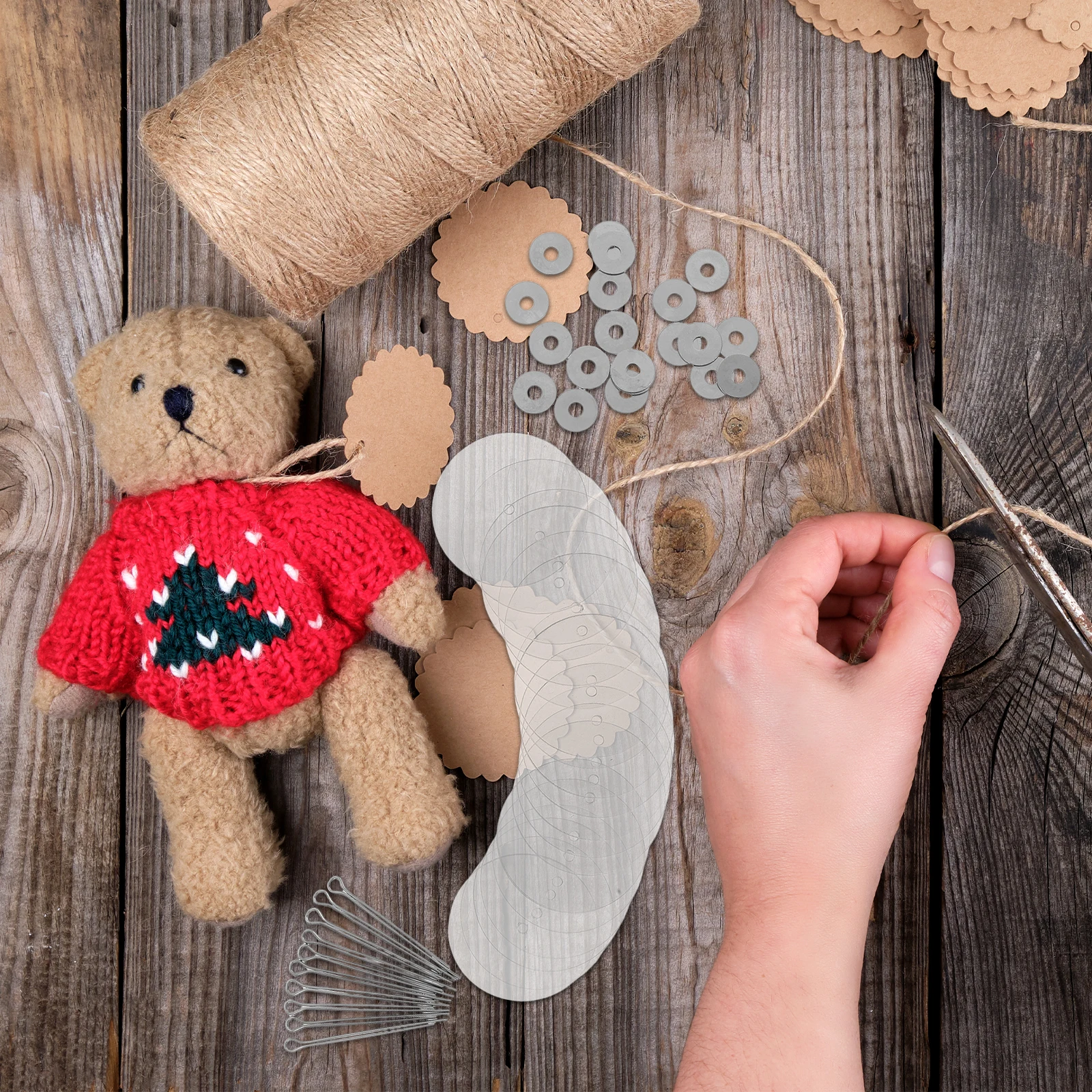 

10 set Bear Joint Accessories 10 Sets Plastic Joints for Stuffed Animals Diy Acrylic Movable Limbs Crafting Supplies