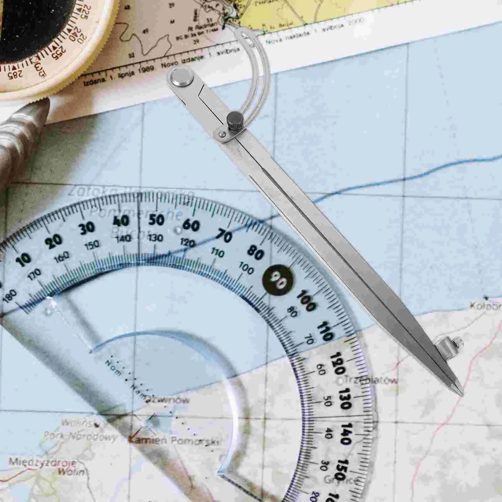 Woodworking Compass Math Compasses Wing Indexing Caliper Geometry Drawing for Iron