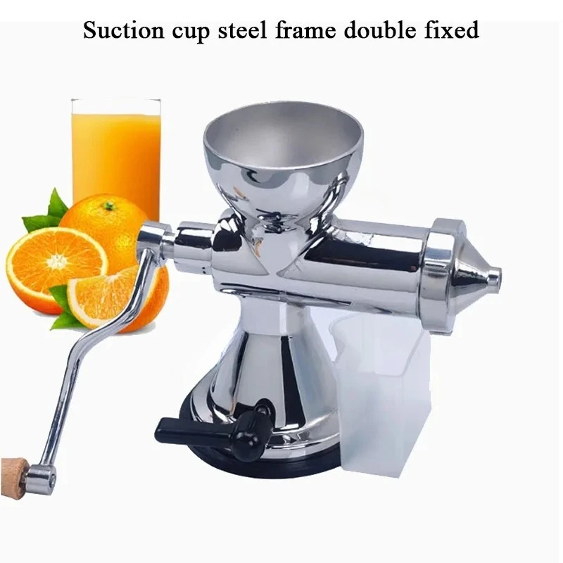Stainless Steel Wheatgrass Juicer Manual Auger Slow Squeezer Fruit Wheat Grass Vegetable Orange Juice Press Extractor