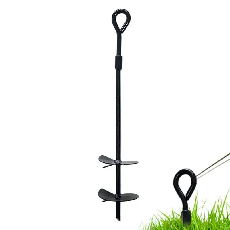 Camping Tent Anchors Ground Anchors Screw-in Tent Stakes Tent Spike Stake Trampoline Anchors For Camping Tent Accessories