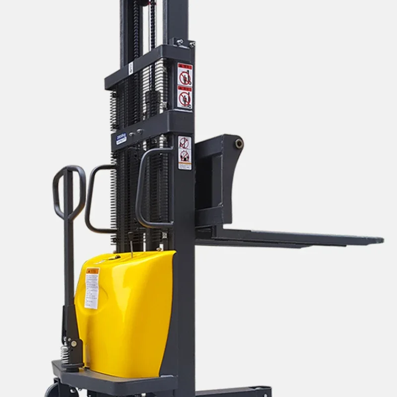 

Semi-electric stacker rechargeable stacker