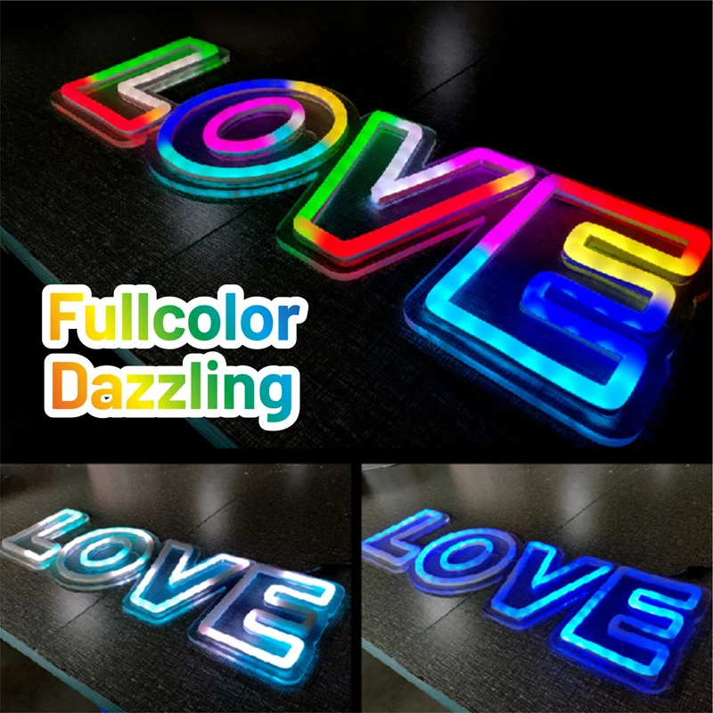 DC12V Fullcolor RGB LED Strip Light Built-in IC S Shape 60 lub 84LED/M For Neon Signs Bars KTV Special Programmable Light Strips