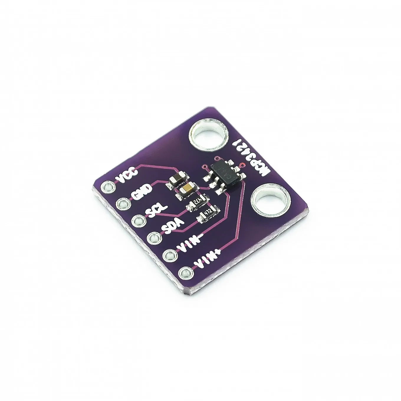 MCP3421 I2C SOT23-6 delta-sigma ADC Evaluation Module Board For PICkit Serial Analyzer Module