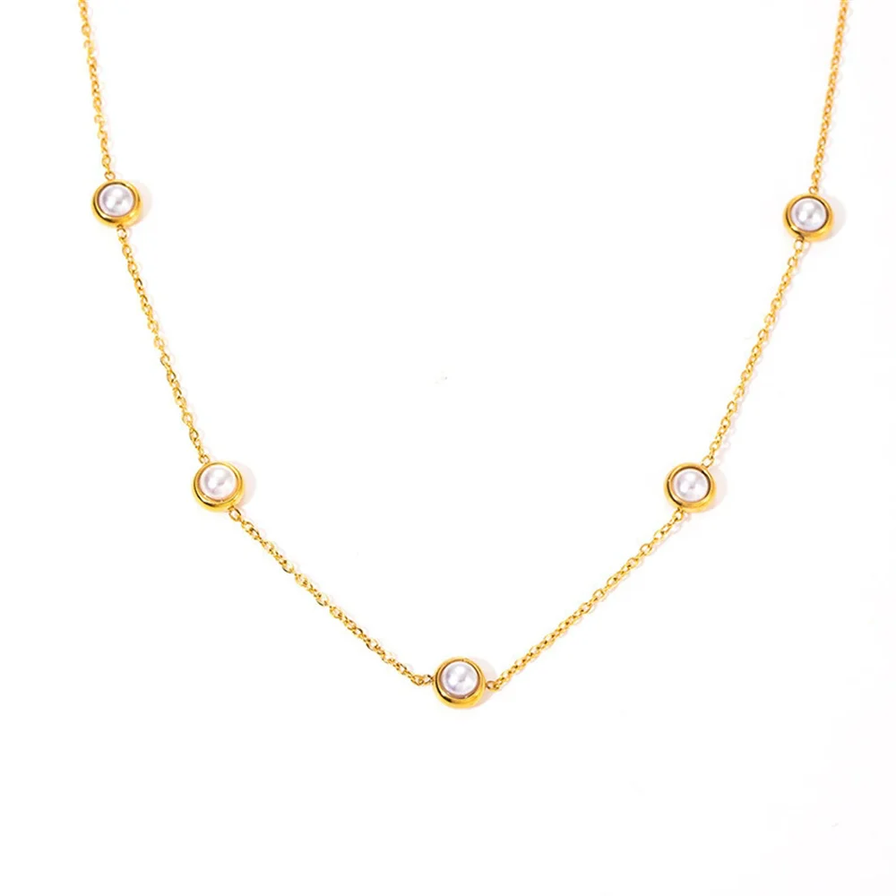 

Punk Clavicle Small Circle Round Pendant Female Gold Color Stainless Steel Choker Necklace Chain for Women Jewelry Gift 2025