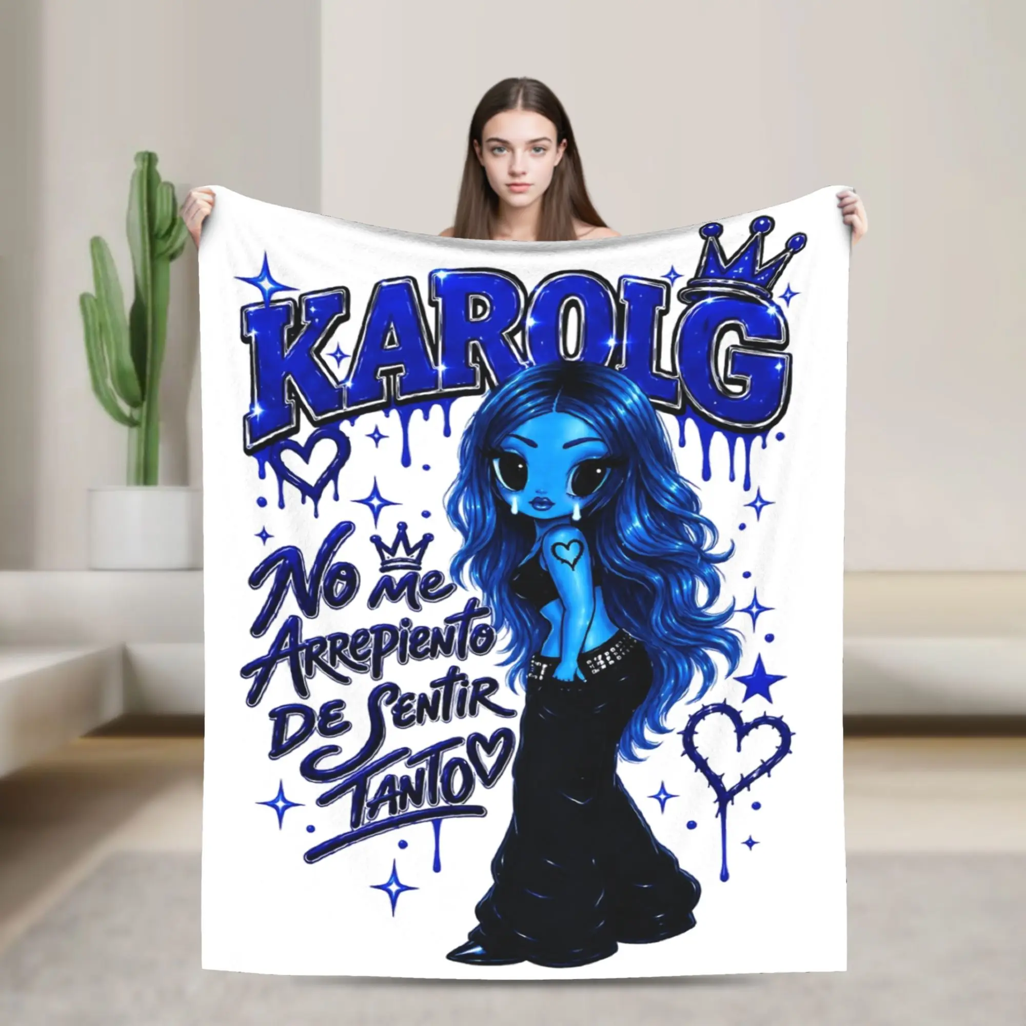 K-Karoled G NMADST New Album Accessories Blanket Ultra Soft  Throw Blankets for Bed 50x60 Inches Multi-size Bedspread