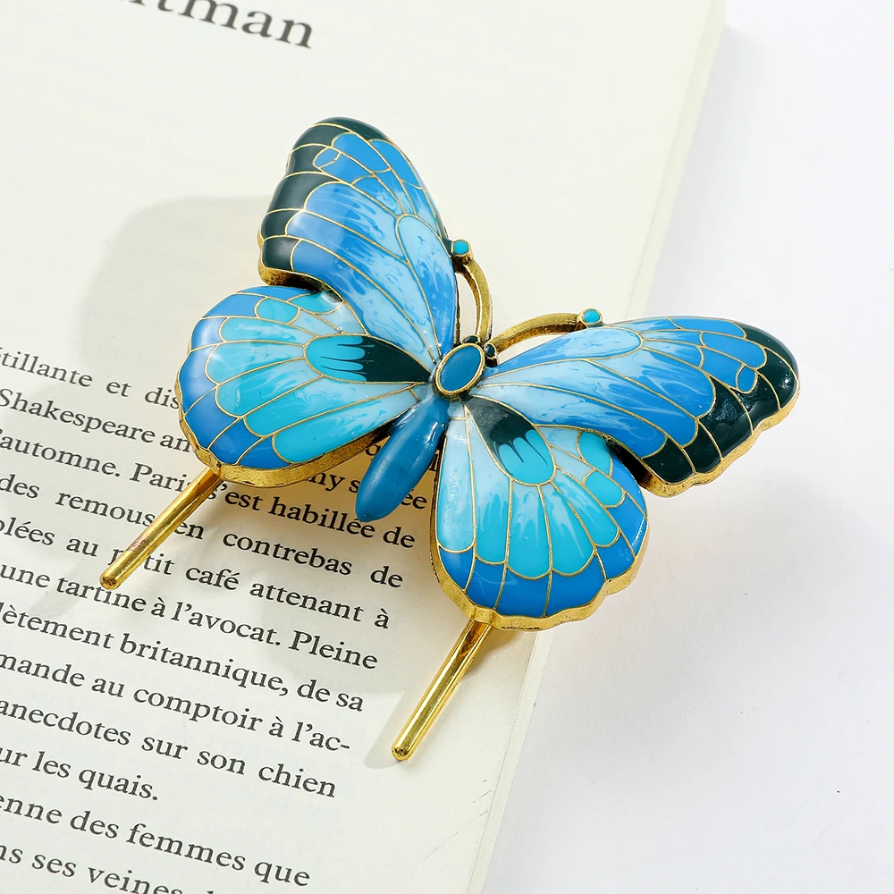 Creative Vintage Love Rose Book Clips - Bronze Metal Bookmark, Reading Writing Office Accessories for Book Lovers