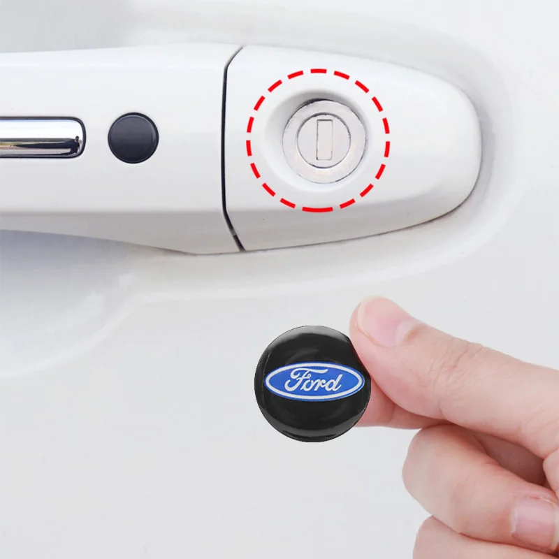 

Car Lock Sticker Keyhole Anti-blocking Protection Styling for Ford focus Fiesta EcoSport ESCORT ranger fusion mondeo Mustang