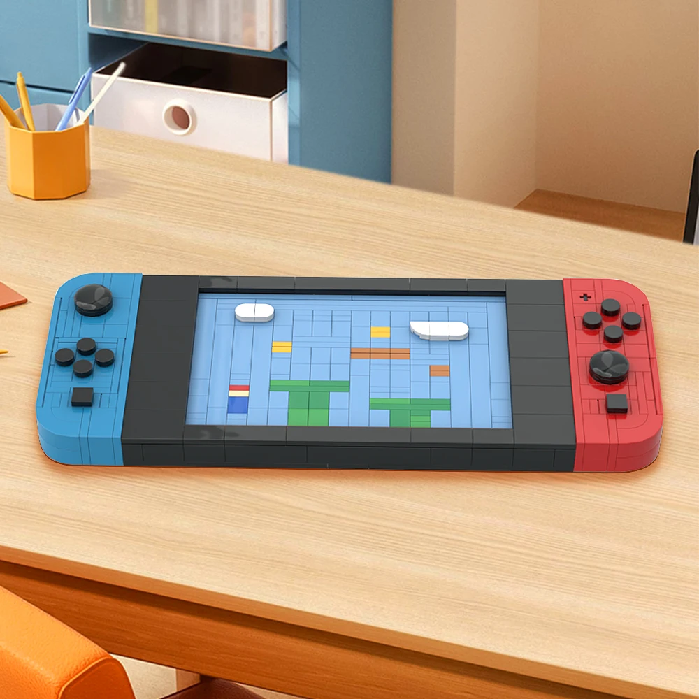 342pcs MOC Nintendoed Switchs Game Console Building Blocks Model Nintendoed Entertainment System Model Bricks Kid Toys Gifts