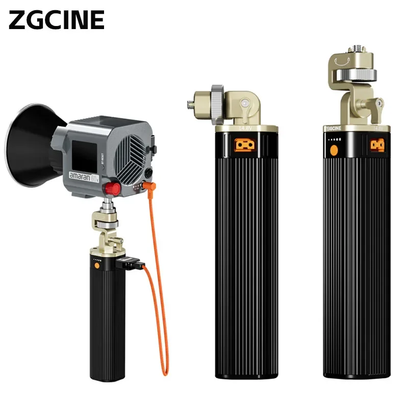 

ZGCINE H90Pro Power Supply Handle D-TAP/PD Input D-TAP/USB-C Output 14.8V 6000mAh 88.8Wh For Photography Light LED Video Lights