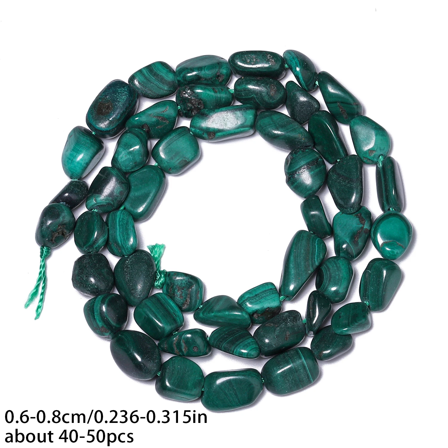 الجملة 6-8 مللي متر 8-10 مللي متر الملكيت حجر الخرز غير النظامية فضفاض خزر عازل لصنع المجوهرات سوار ذاتي الصنع إكسسوارات #5