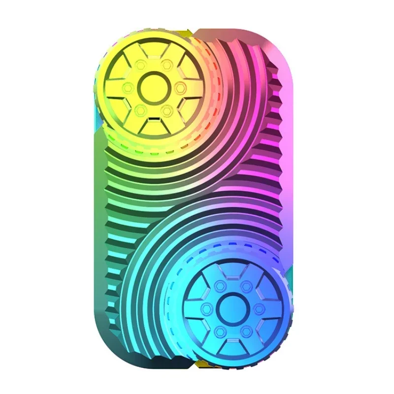 Fidget Magnetische Push Card Mechanische Slider Duwplaat EDC Metalen Stress Zintuiglijke Speelgoed Verlichten Angst Antistress