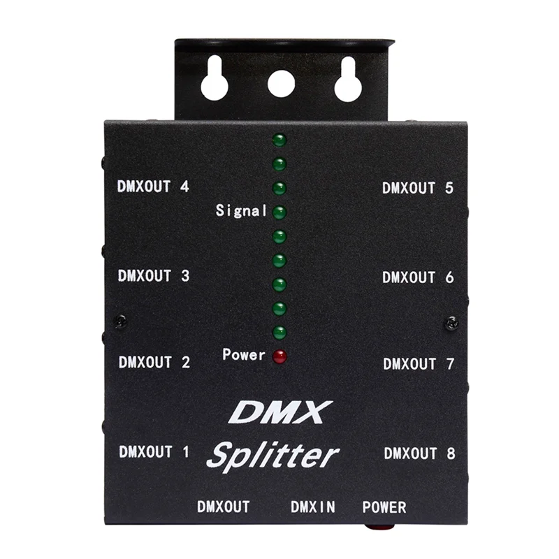 

B30C-DMX512 Spillter 8 Ports Channels Isolated 3Pin Optical Istribution Amplifier For DJ Disco DMX Stage Lighting