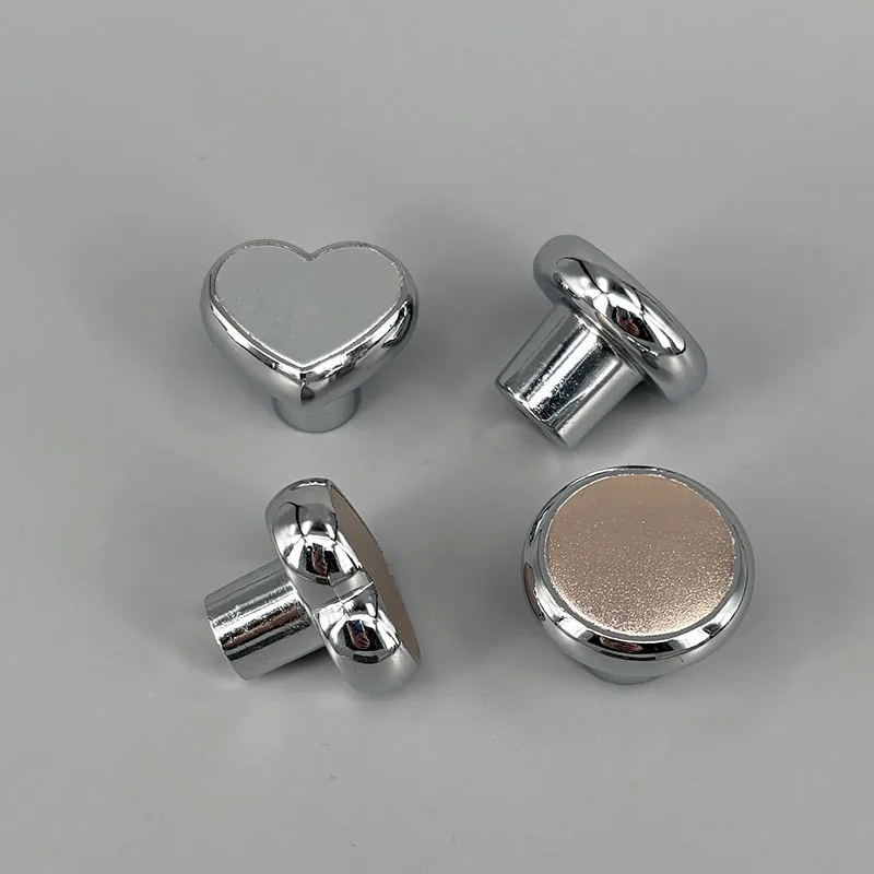 Modern Simple Zinc Alloy Cabinet Handles Door Knob Drawer Pulls Wardrobe Knob Nordic Style Furniture Hardware