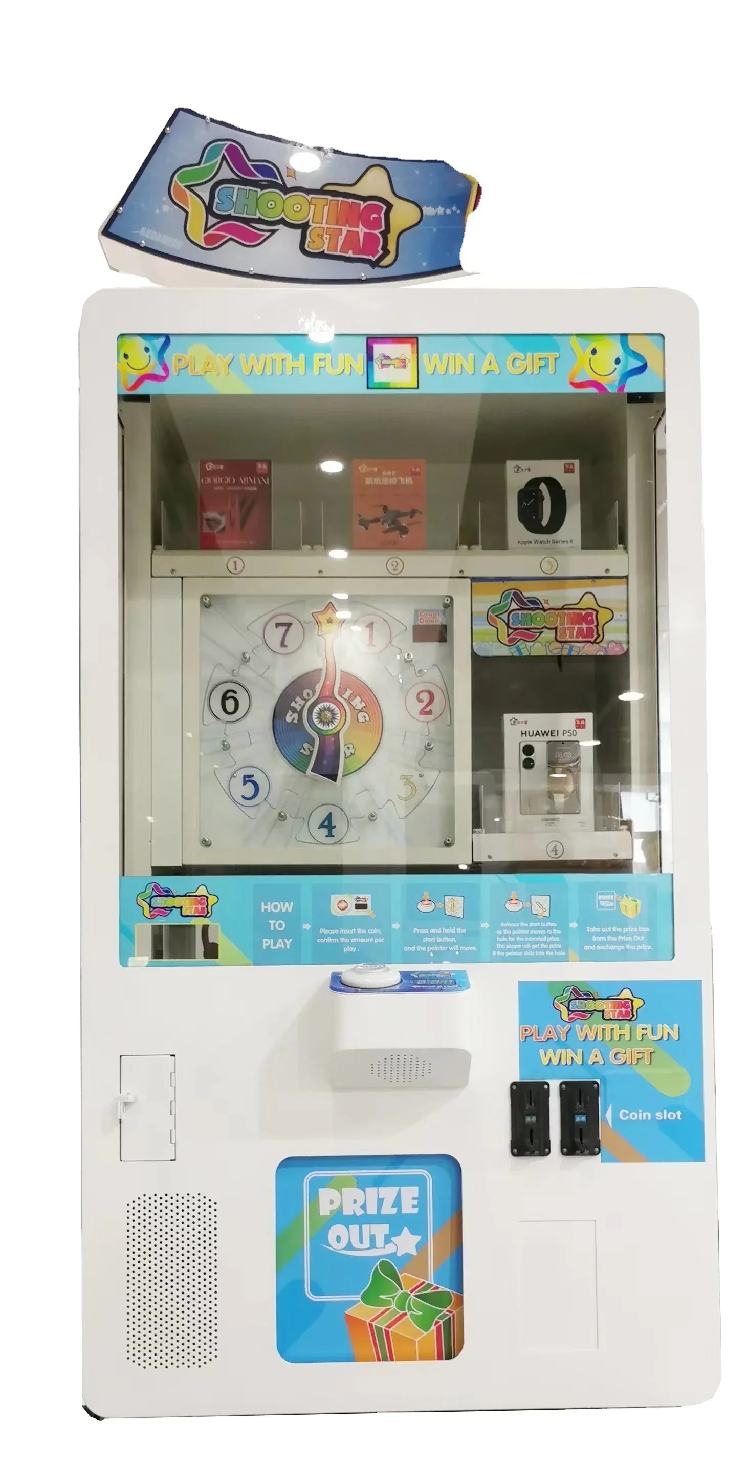 Coin operated game machine second hand used for 1 year claw crane gift machine with low price for sales