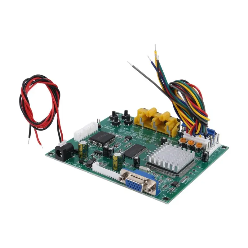 A46U CGA/EGA YUV/RGB To VGA Arcade Game Video Converter 5V Active Low 1 Channel Relay Module Board For 15/24/31K Portable