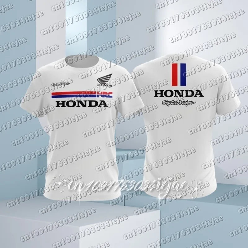 

Summer Honda HRC Troy Design Retro Motorcycle T-shirts T-shirts, 3D printed casual fashion sports tops for men and women