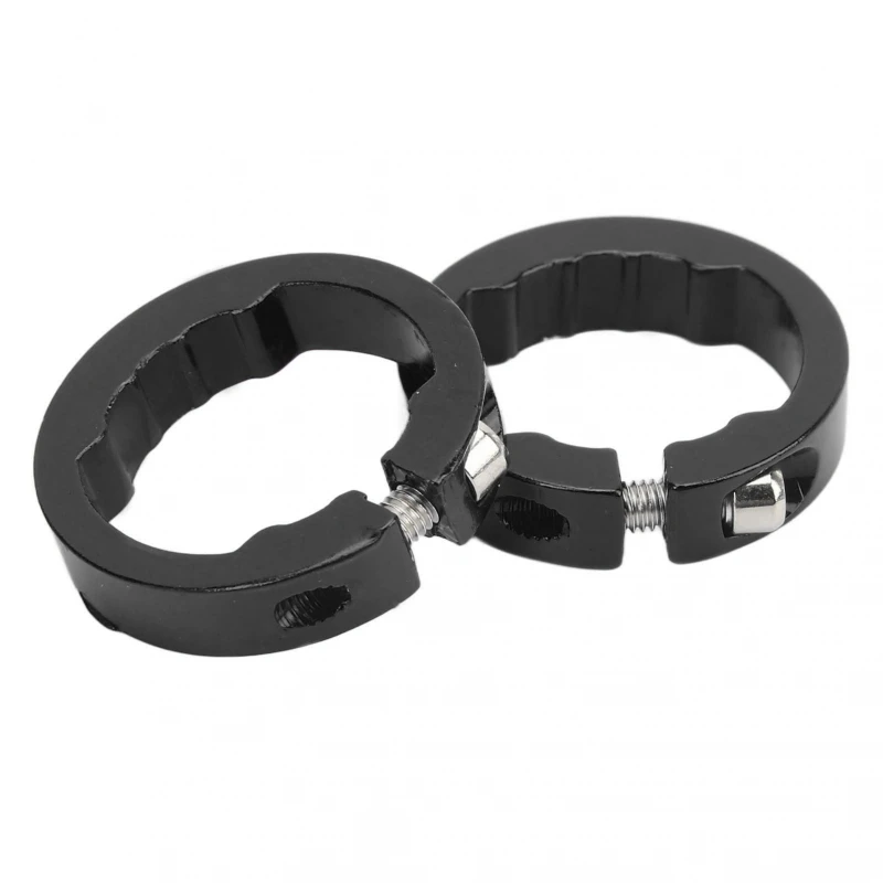 AliExpress DOACT 2Pcs Bike Grips Clamping Rings Aluminum Alloy Durable Beautiful Practical Bike Grip Lock On Clamps for 22.2mm Bike Handlebar