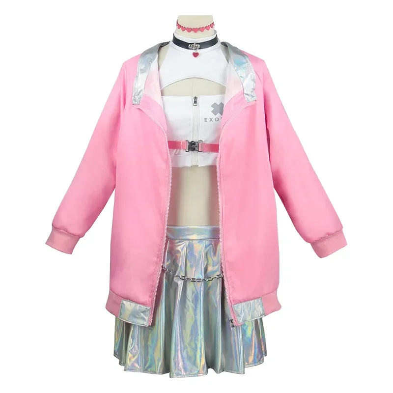 재고 있음 Nikke Viper 코스프레 의상 가발 애니메이션 게임 승리의 여신 코스프레 할로윈 파티 의상 여성용 여자