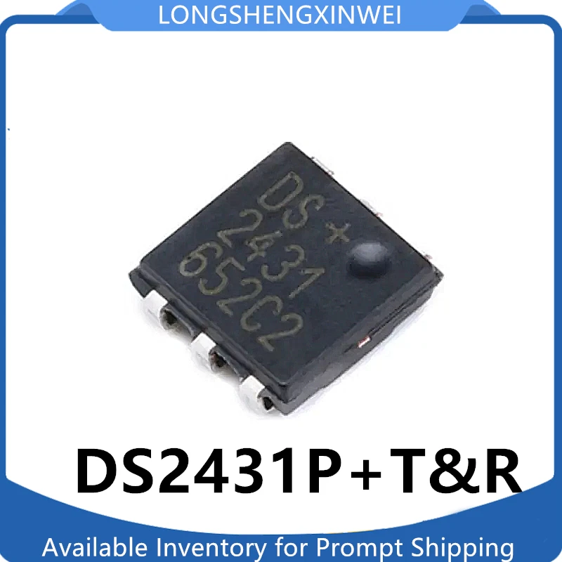 1PCS Original DS2431+ TO92 DS2431P+T&R Chip TSOC-6 Memory Chip IC