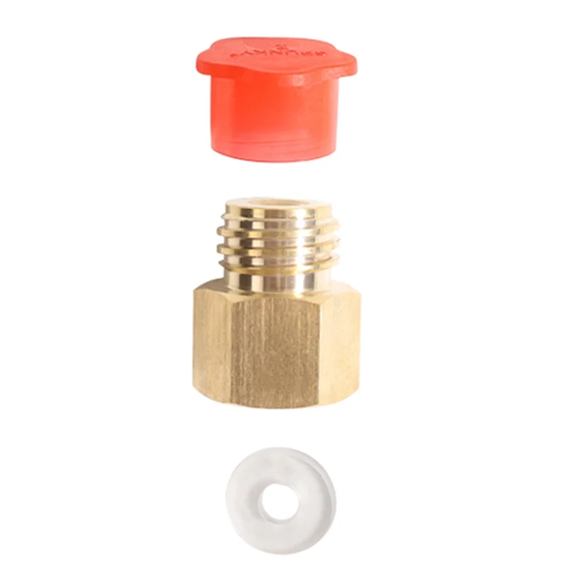 Rosca de flujo de cilindro de Soda, convertidor de adaptador, tanque de cubo Quooker, Tr21-4 hembra a Tr21-3 macho