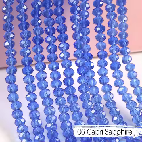 2mm 4mm 6mm 8mm Rondelle Austria Crystal Beads Faceted Glass Beads Loose Spacer Beads for DIY Bracelet Garment Making - Image 13