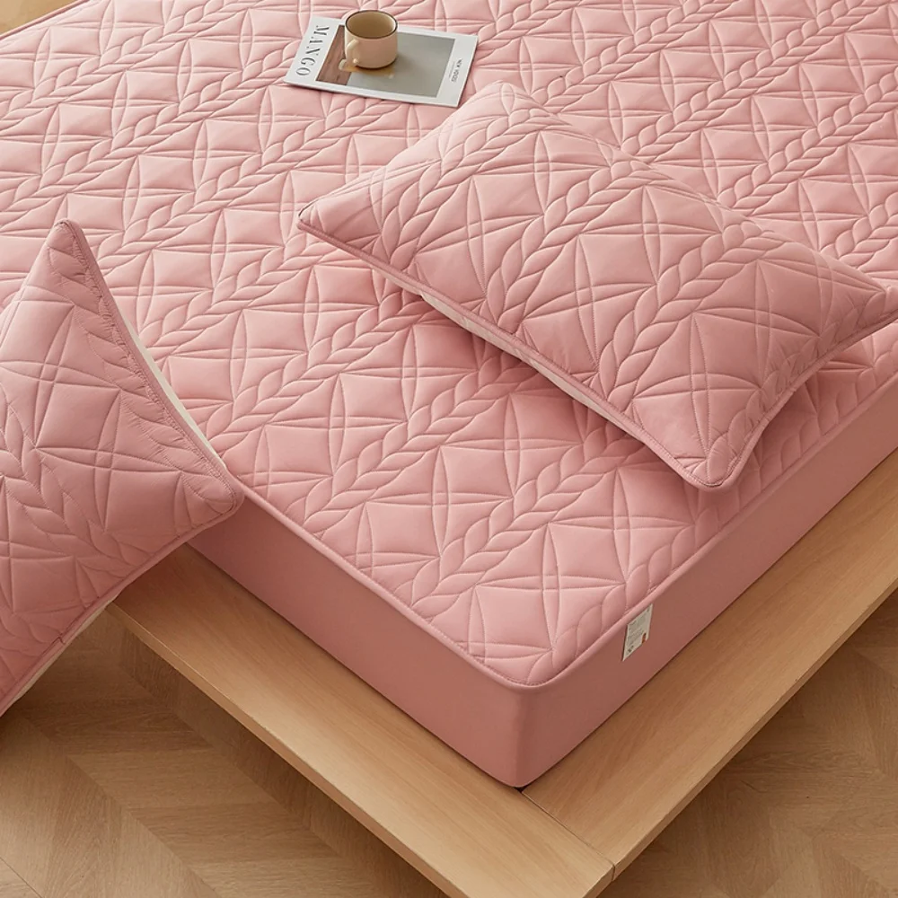 

Стеганый наматрасник класса А, защитная пленка, мягкая дышащая простыня, матрас, антибактериальный, здоровый и уютный, окружающая среда сна