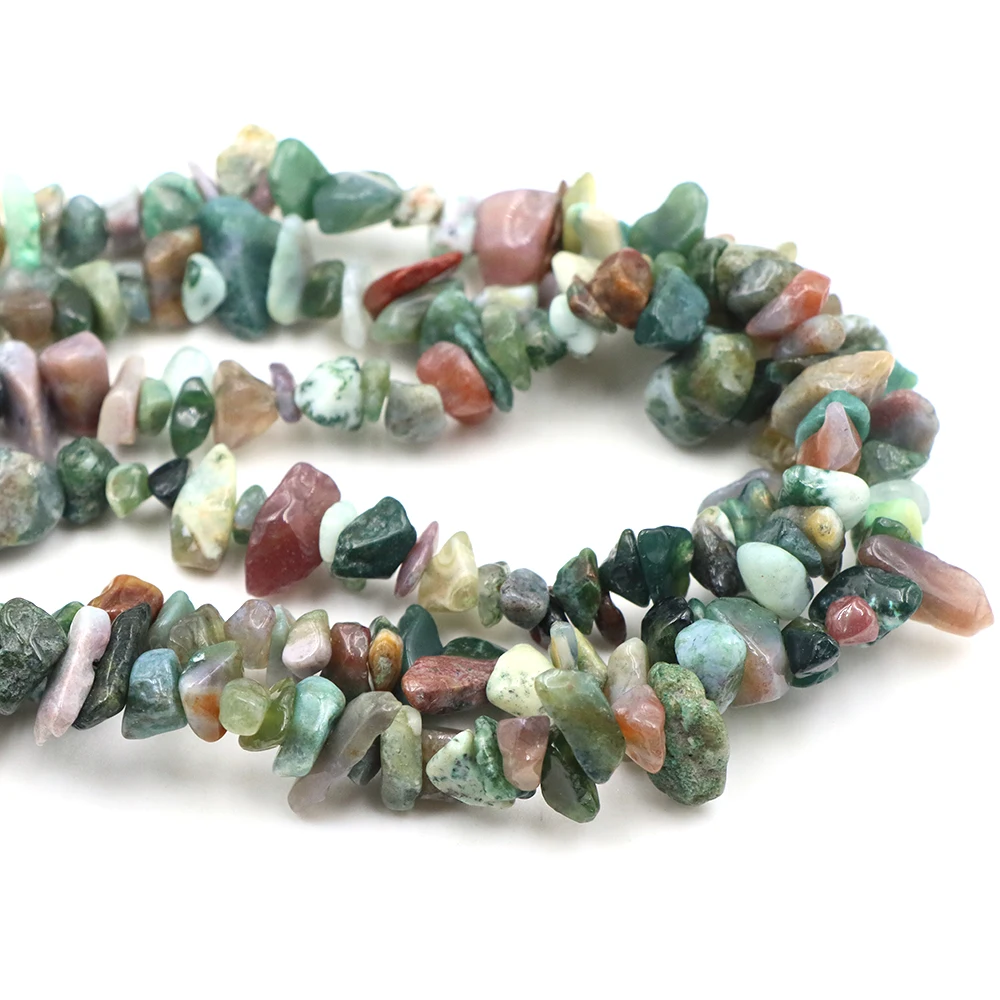 Natural Stone India Agate Crystal Beads Freeform Chips Gravel Party Gifts DIY Crafts Necklace Bracelet Jewelry Making Wholesale