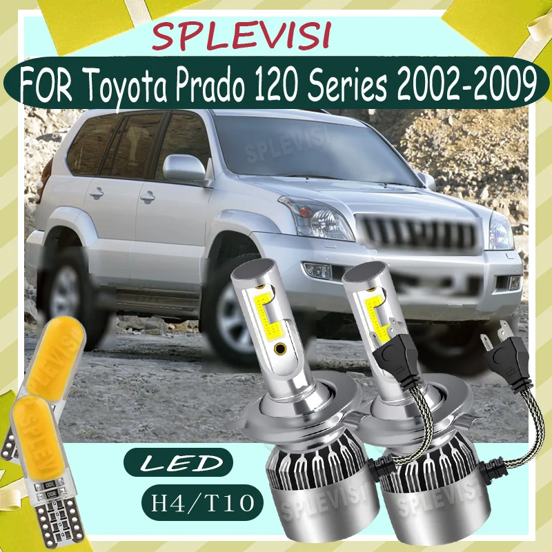 

Energy-Saving 60000 Hour Lifespan durable H4 LED headlight For Toyota Prado 120 Series 2002 2003 2004 2005 2006 2007 2008 2009