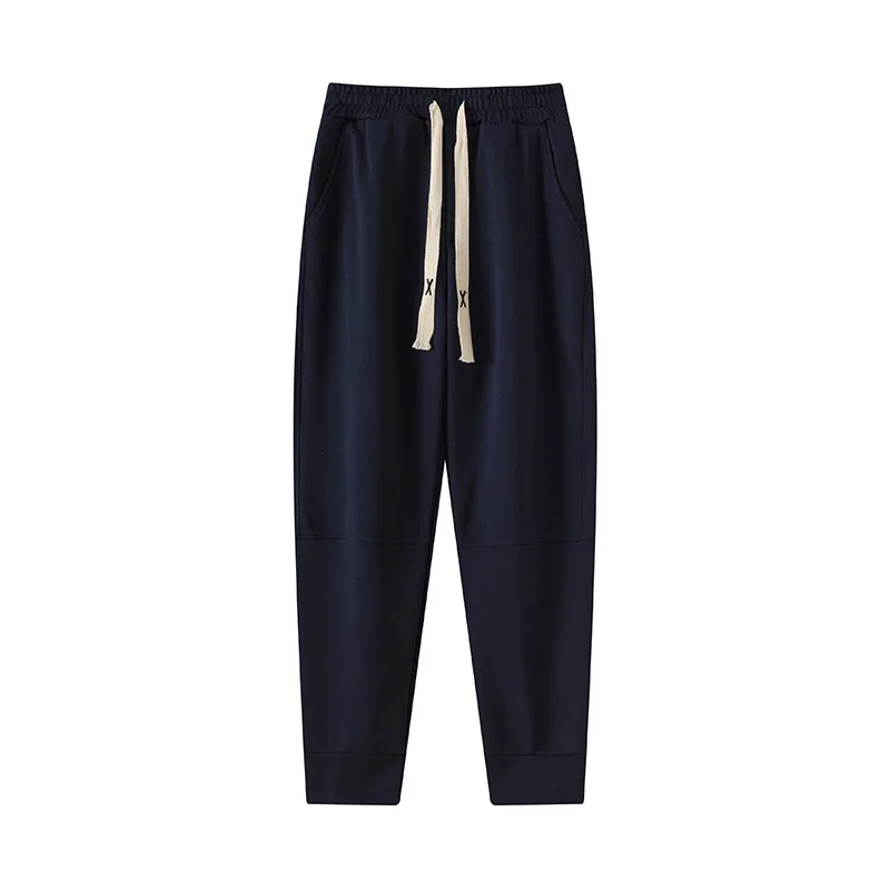 Men Spring Autumn Sport Straight-Leg Pants Loose Fit Students Slimming Sweatpants Tight-fitting Pants Sizes Straight-Leg Pants