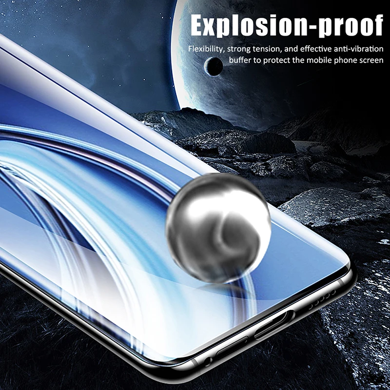 3d Gebogen Gehard Glas Mi Ultra Pro Screen Protector Voor Xiaomi Mi 10 Lite Volledige Cover Beschermende Glasfilm