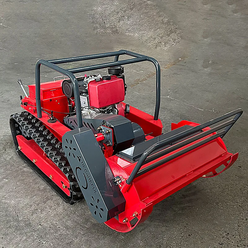 Custom Euro 5 Emission Standard Self-propelled 4 Stroke Remote Control Lawn Mower Wireless Control Garden