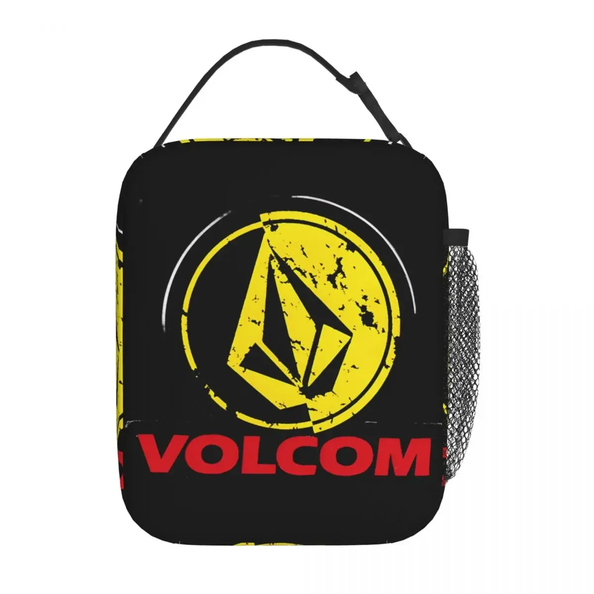 Volcoms Logo Thermal Insulated Lunch Bag for Office Portable Food Bag Container Men Women Thermal Cooler Lunch Boxes