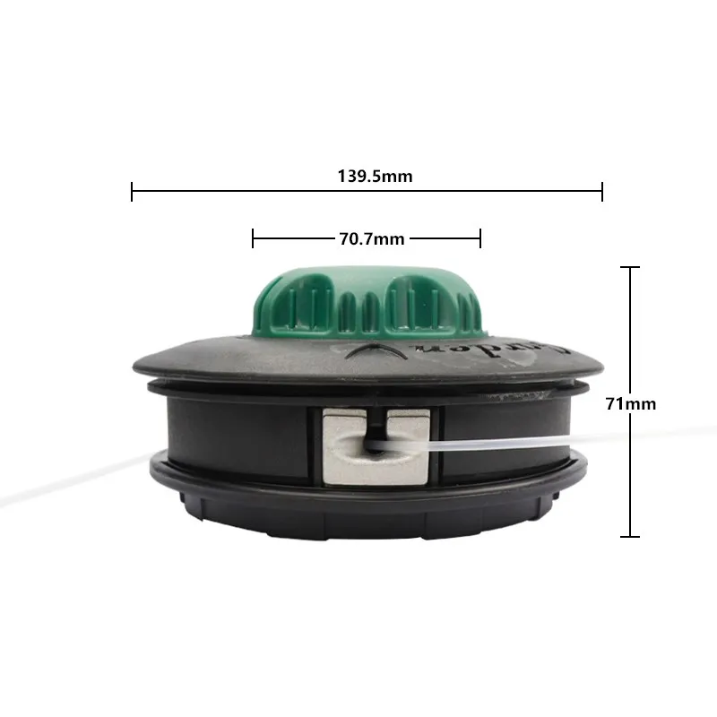 Imagem -02 - Cmcp-bump Universal para Grass Trimmer Feed Line Trimmer Head Alumínio Strimmer Brush Cutter Parts Bc380t Bc400s Bc400t Bc430s Bc241s