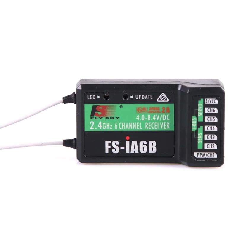 FlySky FS-iA6B iA6B 2.4G 6CH AFHDS สำหรับ FS-i10 FS-i6 FS i6 เครื่องส่งสัญญาณ FPV Racer อะไหล่