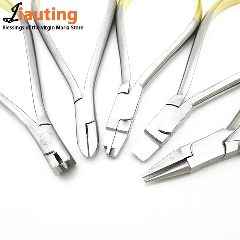 Dental Orthodontic Plier Distal End Cutter Plier Ligature Cutter Band Removing Forcep Stainless Steel Dental Instrument Tool