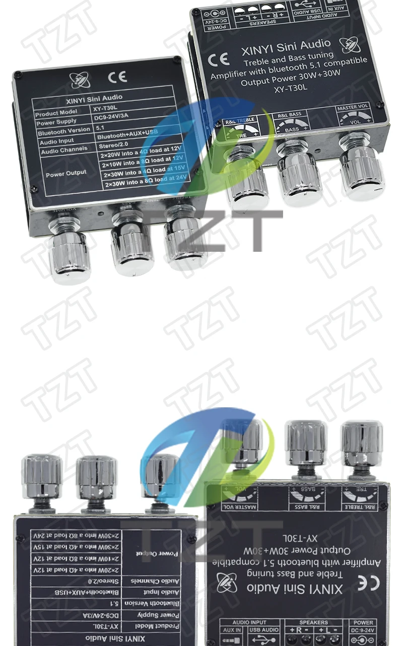 HIFI DIY Audio T30L Bluetooth Digitaler Verstärker-Board-Modul 2.0 Stereo Dual-Kanal 30W * 2 mit Höhen- und Tiefbass-Einstellungen – Detail 11
