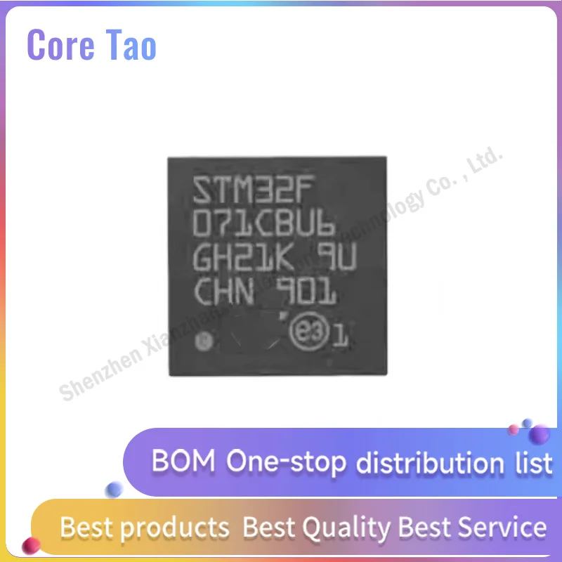 1~5PCS/LOT  STM32F071CBU6 STM32F071 QFN48 32-bit microcontroller chip
