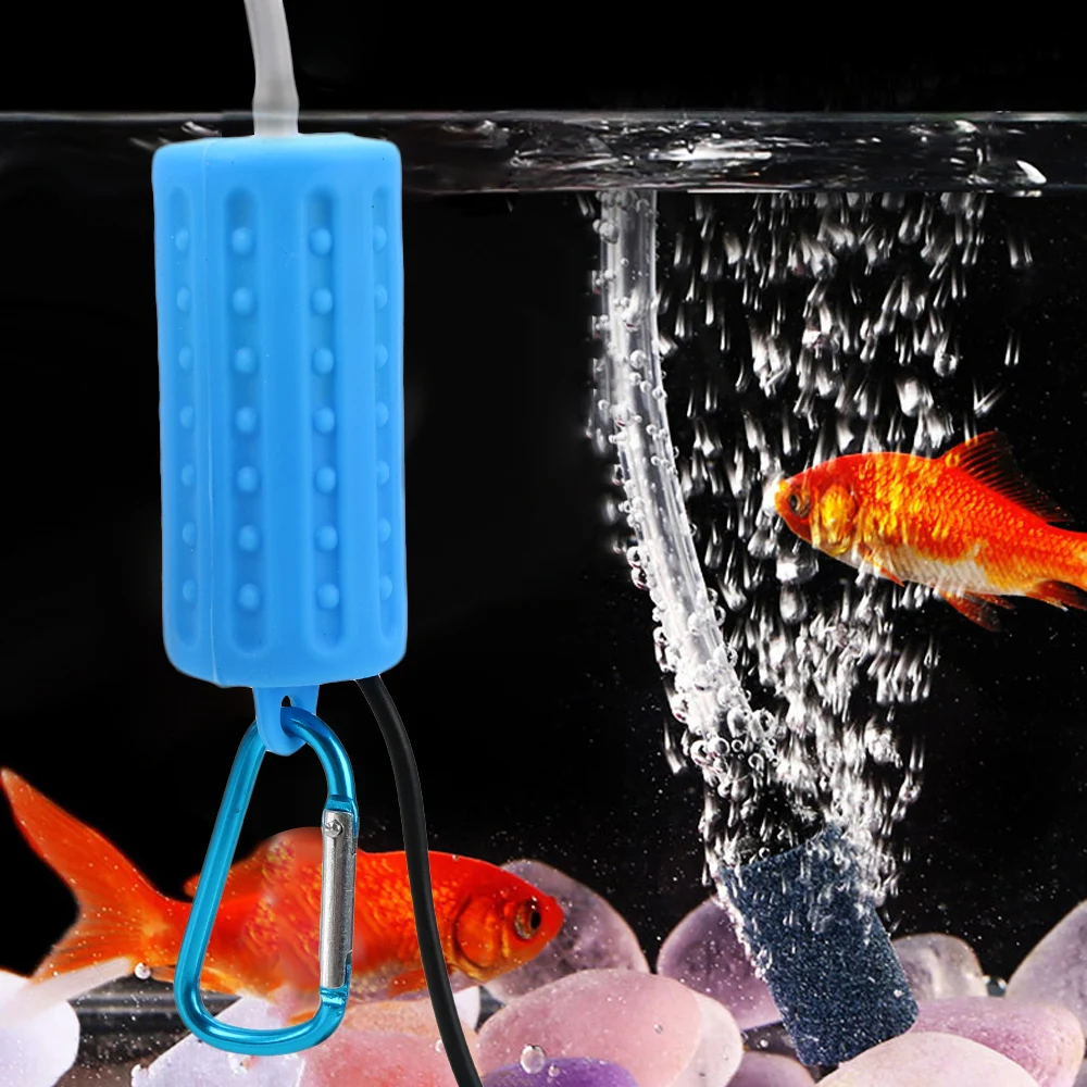 

Aquarium Fish Tank Oxygen Air Pump Aquatic Terrarium Filter Fish Tank Accessories Portable Anti-slip