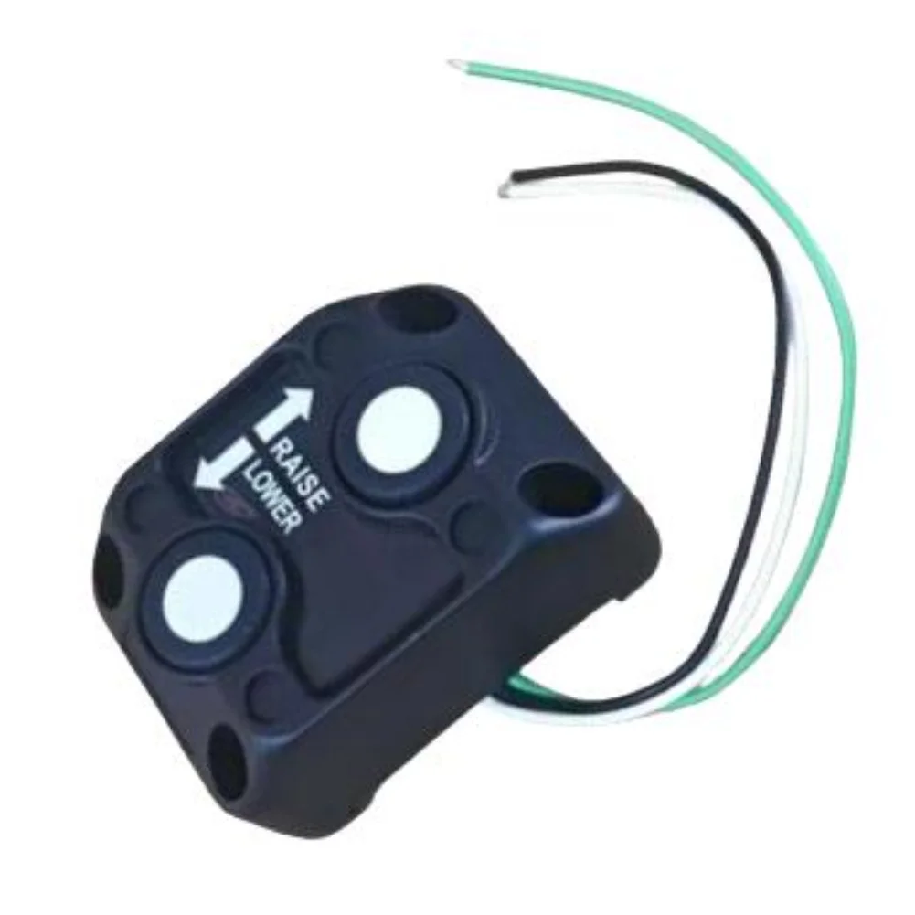 For Waltco Super Switch Button Raise Lower 3 Wires 800000425 Black Plastic Replacement Part For Truck Tailgate Lift Control Swit